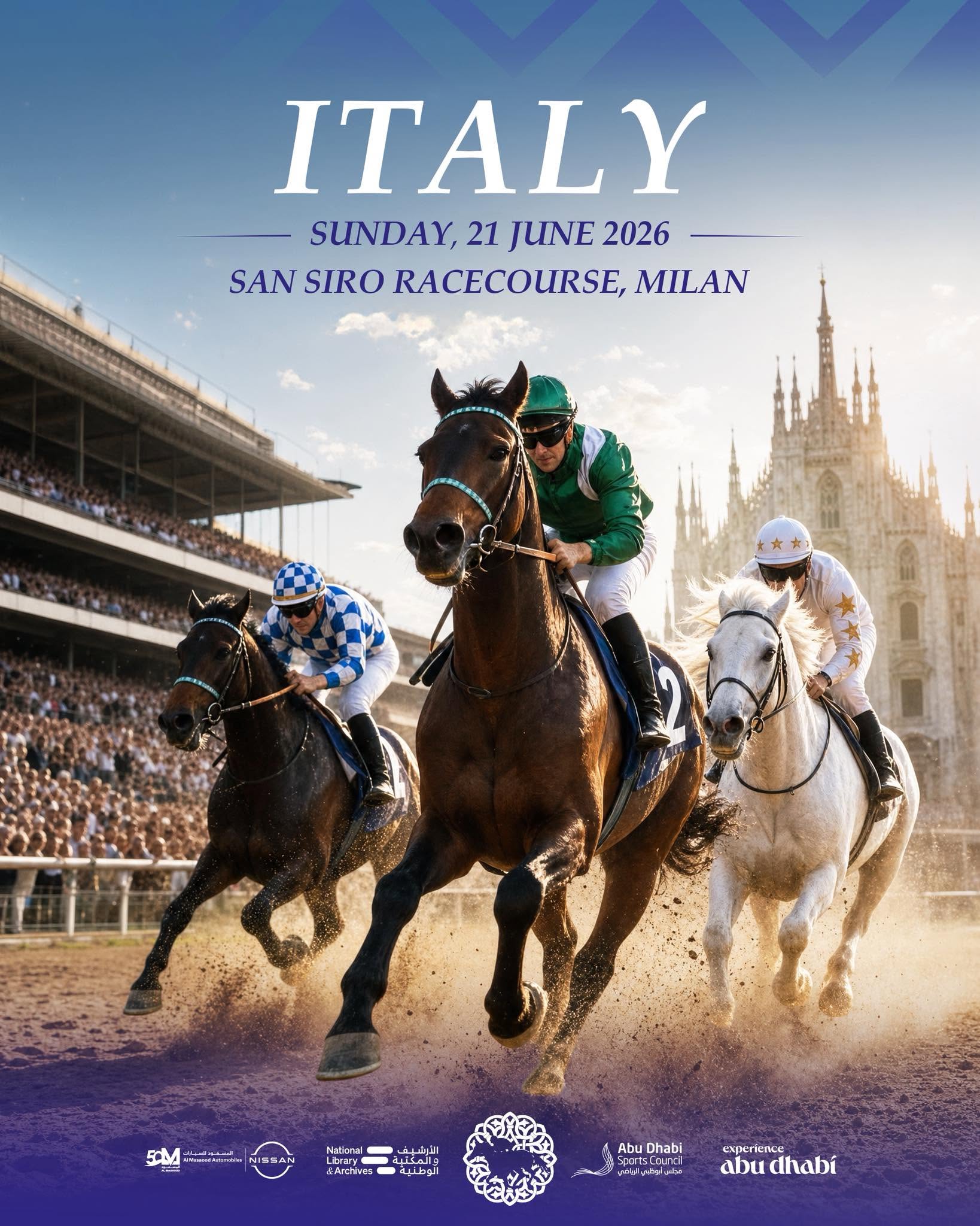 The UAE President’s Cup continues its European journey, arriving at the Italy leg of the 33rd Edition.