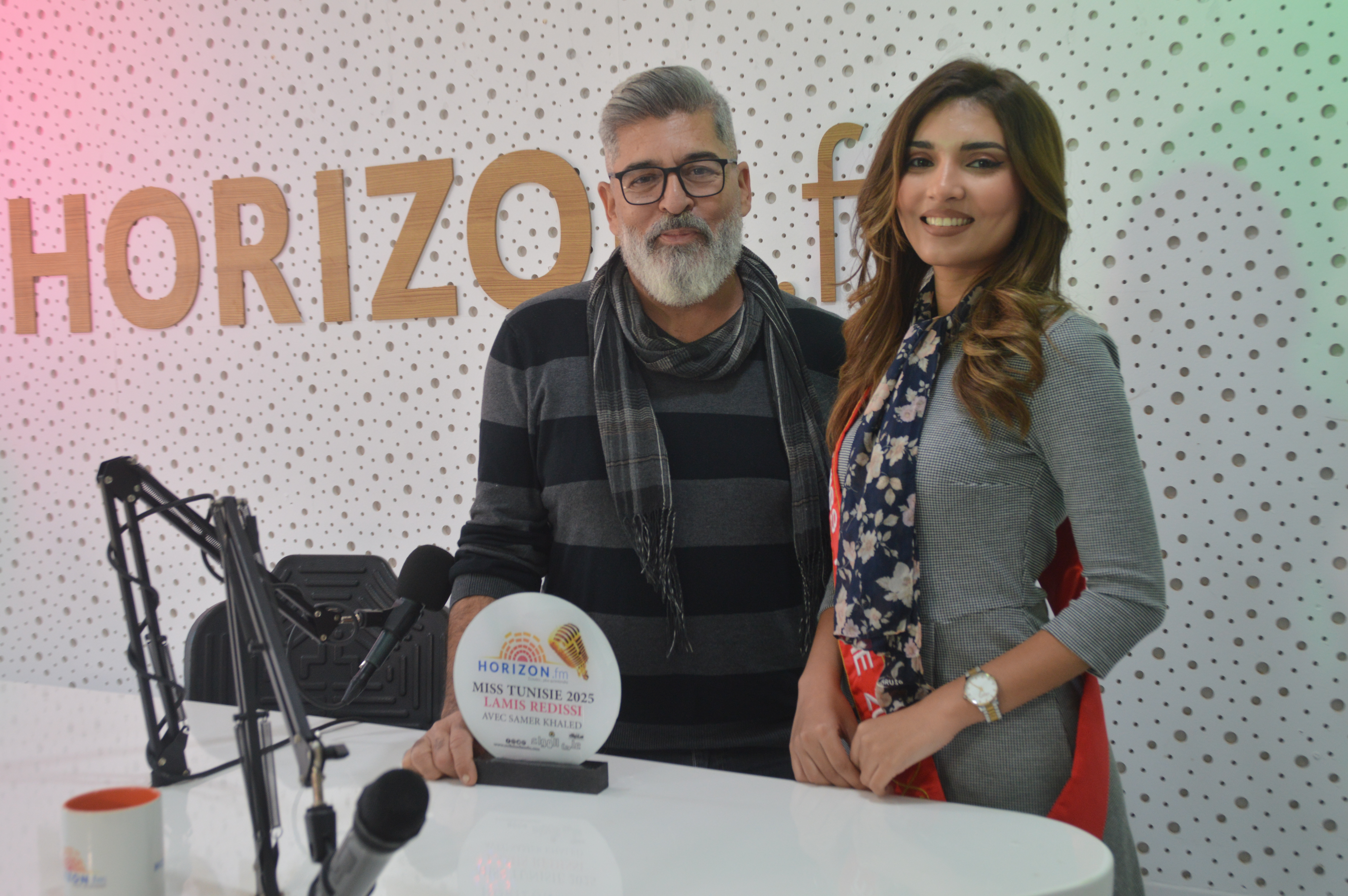 ملكة جمال تونس 2025 لميس رديسي  ضيفة حلقة  "ستايلك على الهواء "مع سامر خالد